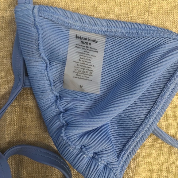Kulani Kinis Blue Bikini Top - Preloved - Picture 3 of 6